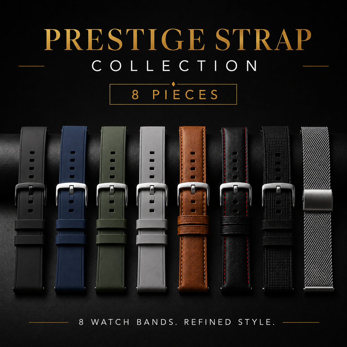 Prestige Strap Collection — 8 Pieces