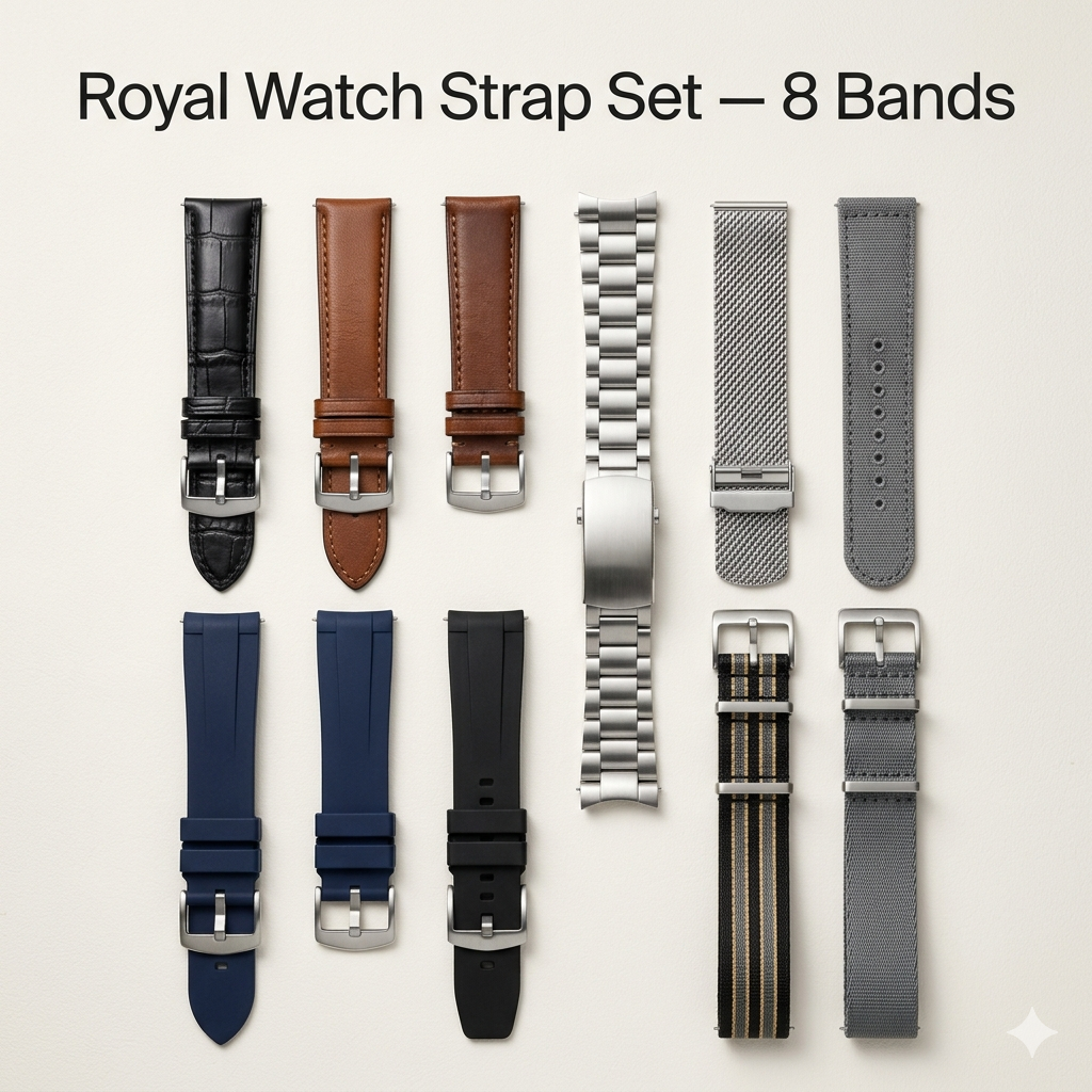 Royal Watch Strap Set — 8 Bands